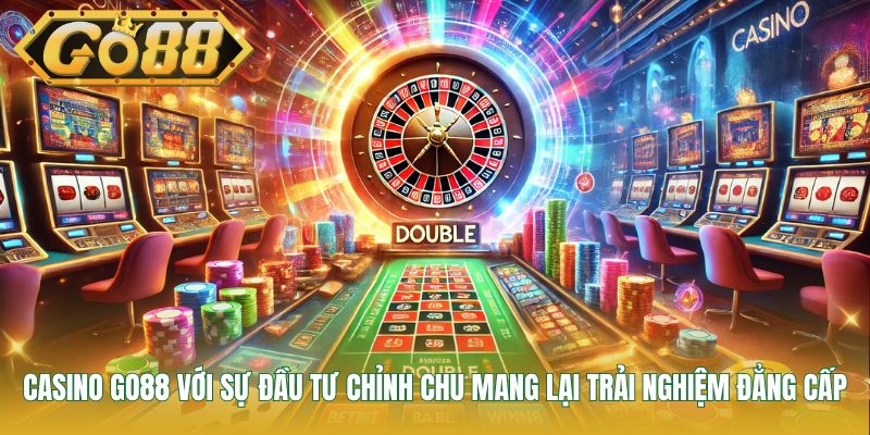Casino GO88 với sự đầu tư chỉnh chu mang lại trải nghiệm đẳng cấp