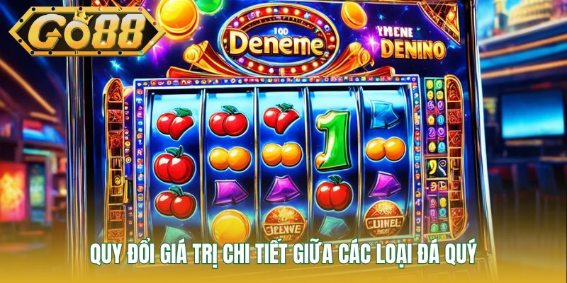 Quy đổi giá trị chi tiết giữa các loại đá quý